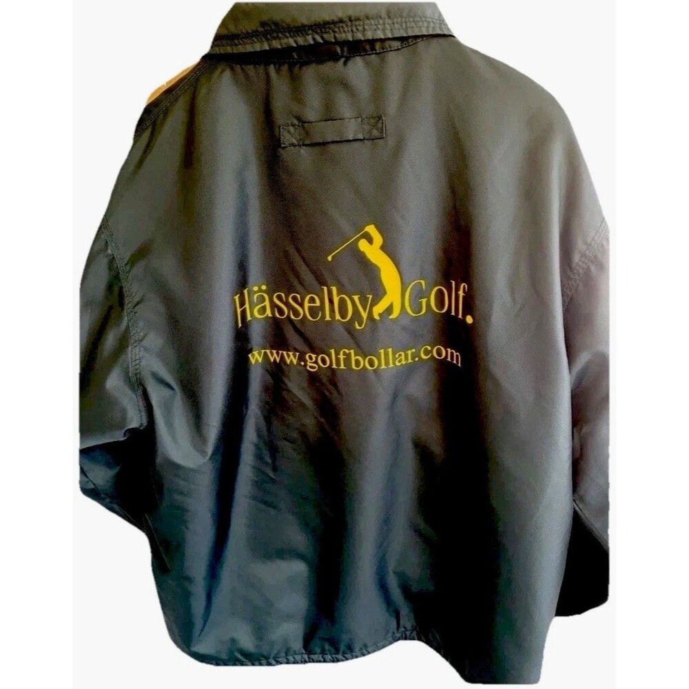 Vintage Golf Windbreaker Jacket Mens Large Green 90s Retro Lightweight Pullover